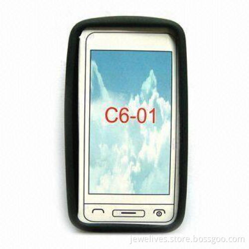 Durable Silicone Case for Nokia C6-01, with Ultra Low Profile Rubber, Washable and Tear-resistant